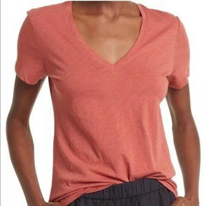 EUC J.Crew Featherweight Stub Cotton Coral Sz XXS